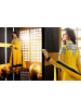 Designer Yellow Georgette Brasso Suit